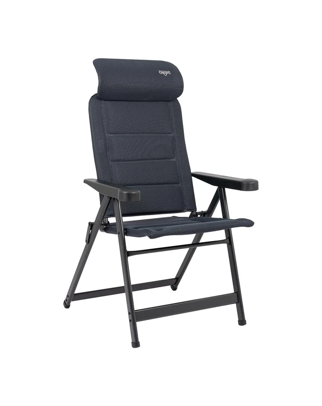 Crespo Silla de Camping - AP/237-ADCS - Air-Deluxe Compact - Grey (86) for Campers and Outdoors, for Outdoor Comfort and Convenience