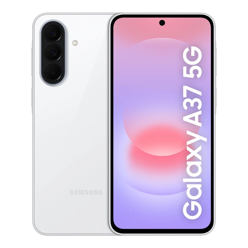 Samsung Galaxy A37 5G, Slim Smartphone, Awesome Intelligence Features, 8GB, 256 GB Storage, 50MP Wide-Angle Camera, Up To 2-Day Runtime, Awesome White, 3 Year Extended Warranty