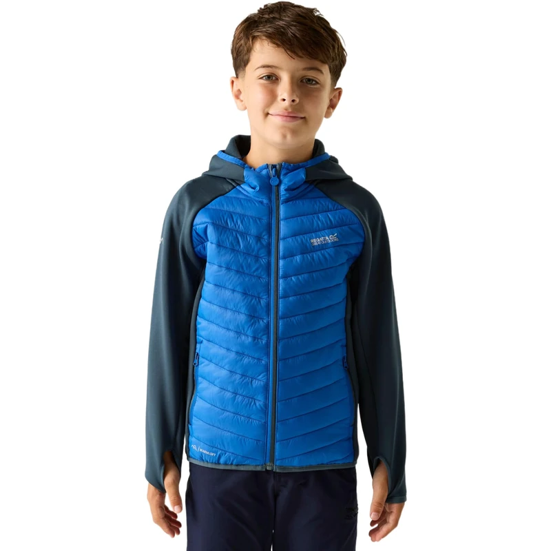 Regatta Unisex Kids Junior Andreson Hybrid Quilted Jacket Water Repellent Coat 10-11 Yrs Night Sky/Olympian Blue