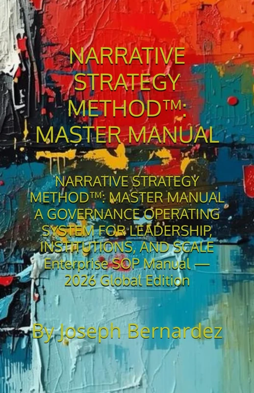 NARRATIVE STRATEGY METHOD™: MASTER MANUAL: NARRATIVE STRATEGY METHOD™: MASTER MANUAL A GOVERNANCE OPERATING SYSTEM FOR LEADERSHIP, INSTITUTIONS, AND SCALE Enterprise SOP Manual — 2026 Global Edition