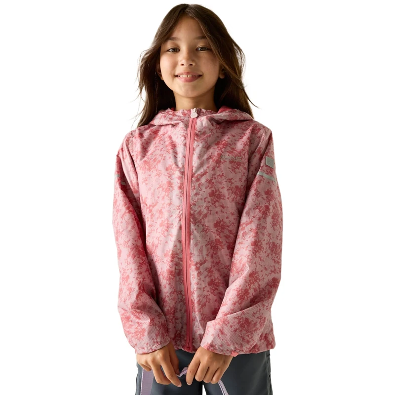 Regatta Unisex Kids Printed Lever II Waterproof Jacket Walking Hiking Coat