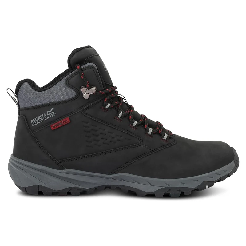 Regatta Mens Amble Waterproof Hiking Boots Breathable Durable Walking Footwear Black