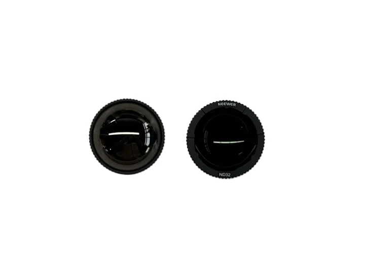 NEEWER ND Filter Set Compatible with Insta360 X4 Only, ND32 Lens Filter 5 Stop Light Reduction Screw On Multicoated Optical Glass Neutral Density Action Camera Accessories, 2 Pack
