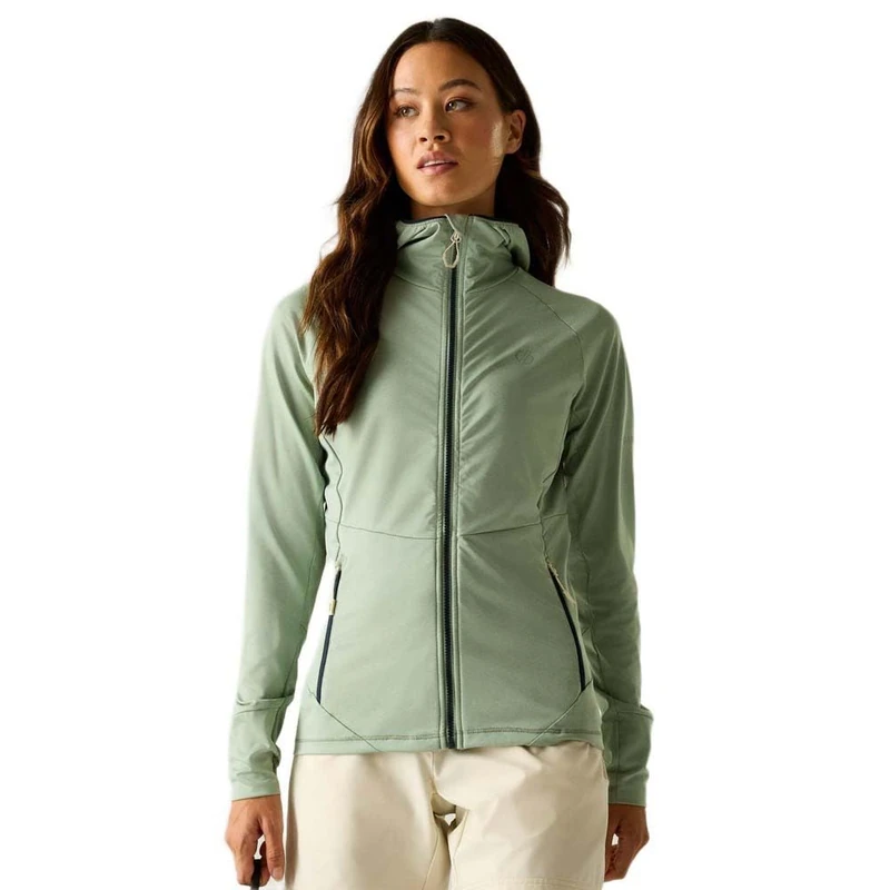 Dare2b Women's Nomadic Stretch Hiking Midlayer, Warm Lightweight Walking Jacket