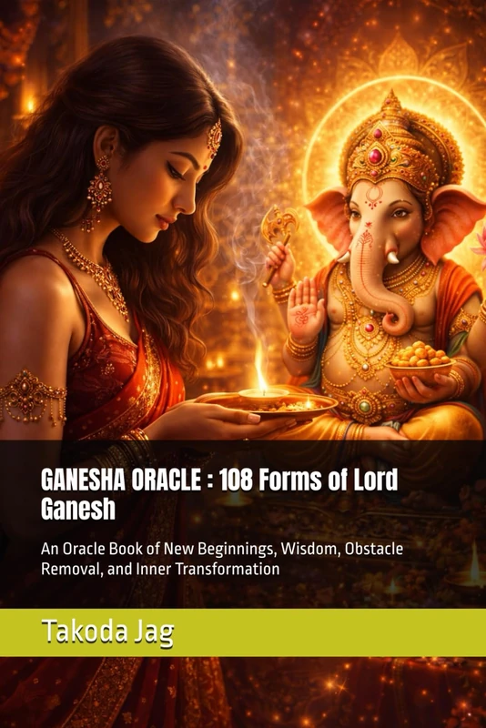GANESHA ORACLE : 108 Forms of Lord Ganesh: An Oracle Book of New Beginnings, Wisdom, Obstacle Removal, and Inner Transformation (The Hindu Deity Oracle: 108 Sacred Forms)