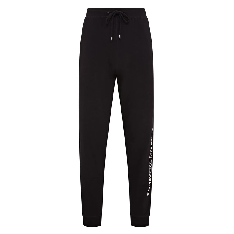 DKNY Trojan Mens Lounge Pants | 100% Cotton | Tailored Joggers for Men with Branded Stripe, Drawstring Waist & Deep Pockets | Comfortable Jogging Bottoms Men | - Image 1