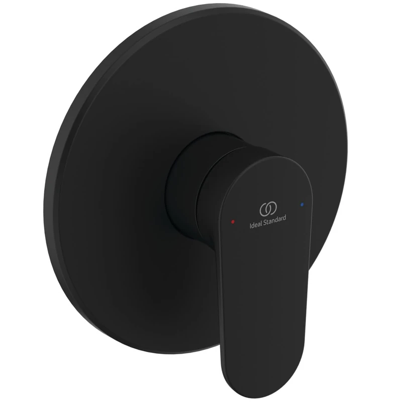 Ideal Standard Cerafine O Nuovo Concealed Shower Mixer with Temperature Limiter at 40°C, Single-Lever Shower Mixer – Matt Black