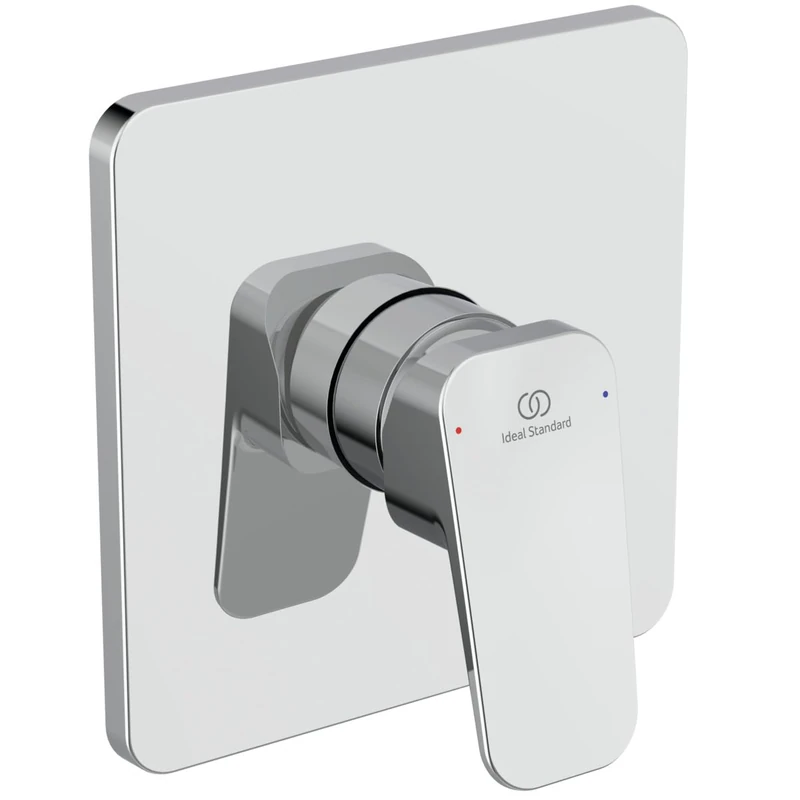 Ideal Standard Ceraplan Concealed Shower Mixer with Temperature Limiter at 40°C, Single-Lever Shower Mixer – Chrome