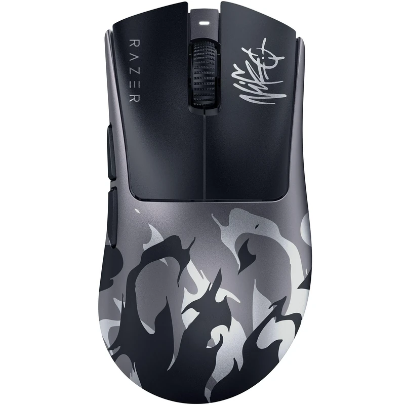 Razer DeathAdder V4 Pro NiKo Edition - Ultra-lightweight Wireless Ergonomic Esports Mouse - 57 g - 2,4 GHz Hyperspeed - Focus Pro 45K Sensor - 8K Hz Polling - Optical Switches Gen-4 - PC/Mac | NiKo