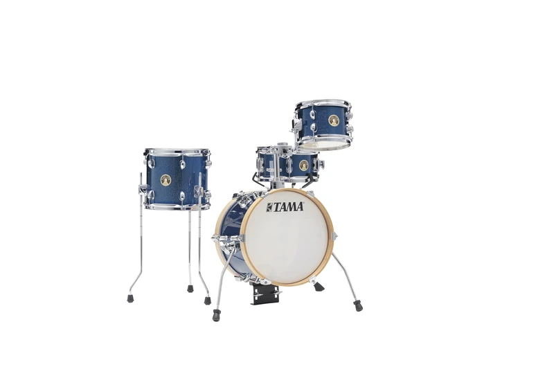 Tama LJK44S-ISP Club-JAM Flyer 4-piece shell pack drum kit with 14" bass drum - Indigo Sparkle