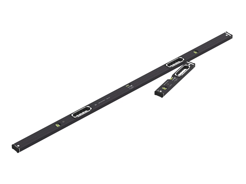 STABILA Limited Edition 196-2 Dark Shadow Spirit Level Set 40cm & 183cm
