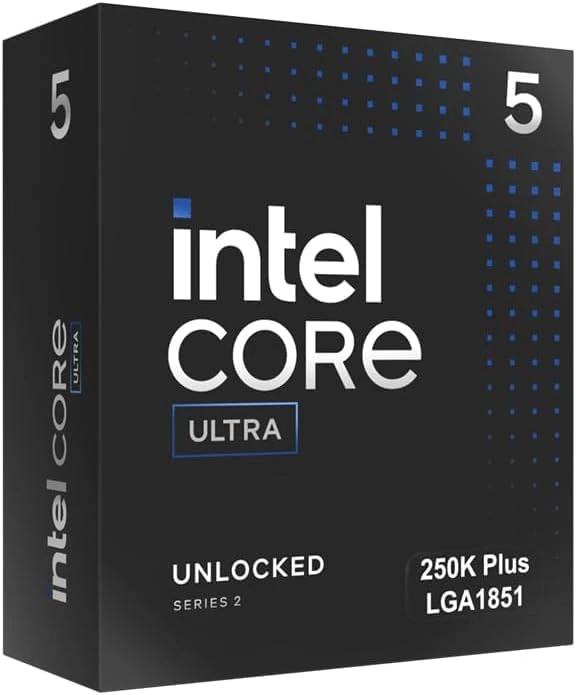 Intel Core Ultra 5 Processor 250K Plus, up to 5.3 GHz, LGA1851 Socket, PCIe 5.0, DDR5 Support, 125W TDP