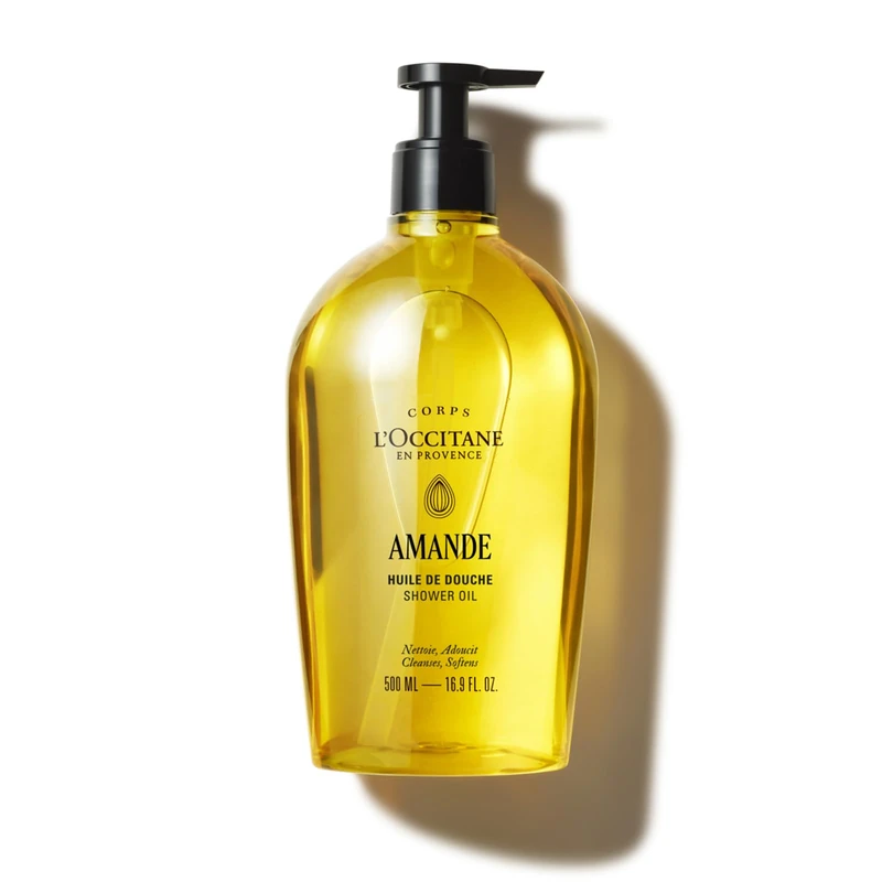 L'OCCITANE - Sublime Almond Shower Oil - 500ml - Softens and firms - Made in France