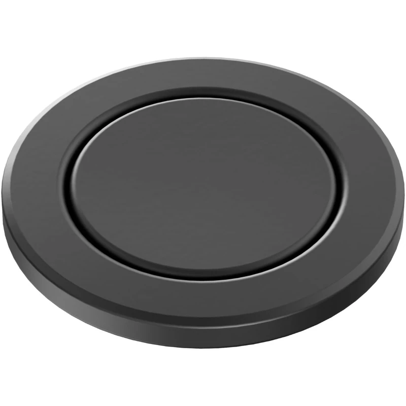 Blanco PushControl III Black | The Flat Eccentric Suitable for All Sinks with InFino Drain System | Easy Push Operation | Easy Cleaning | Required Drilling Diameter: 35 mm