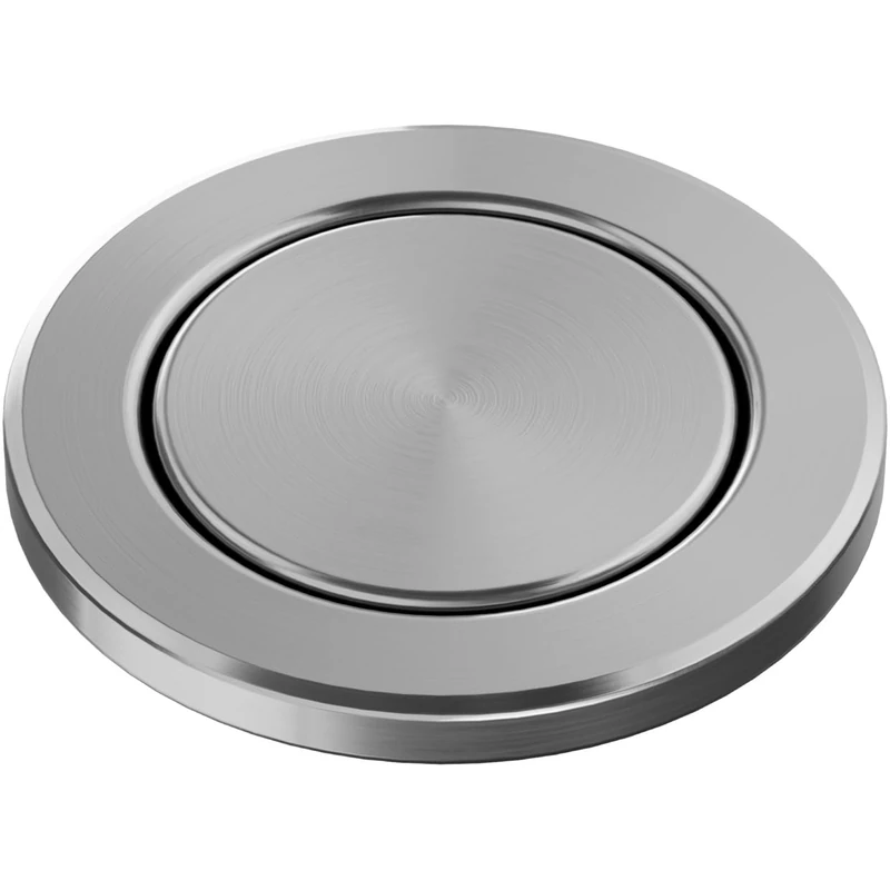 Blanco PushControl III Stainless Steel Flat Eccentric Suitable for All Sinks with InFino Drain System Easy Push Operation Easy Cleaning Required Drilling Diameter: 35 mm