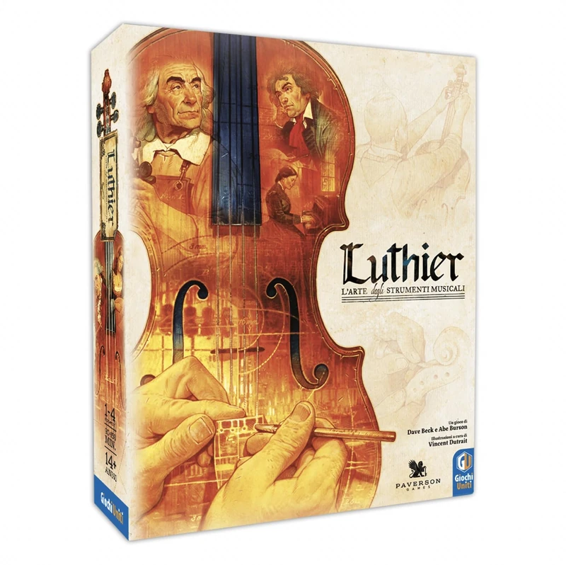 Giochi Uniti - Luthier, 1-4 Players, 14+ years, GU828, Italian edition