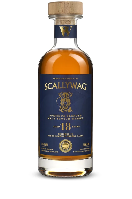SCALLYWAG 18YO BLENDED MALT SCOTCH WHISKY, 46%, SHERRY