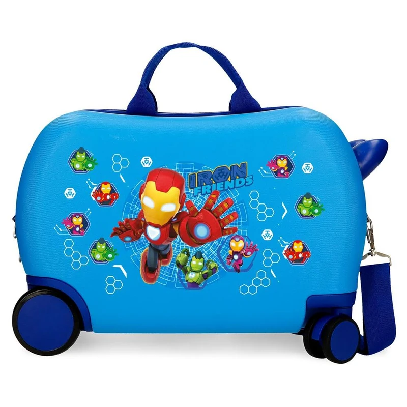 Disney Joumma Marvel Iron Friends Children's Suitcase Blue 45x31x20 cm Rigid 1.8 kgs ABS 1.8 kgs 27.9L Hand Luggage
