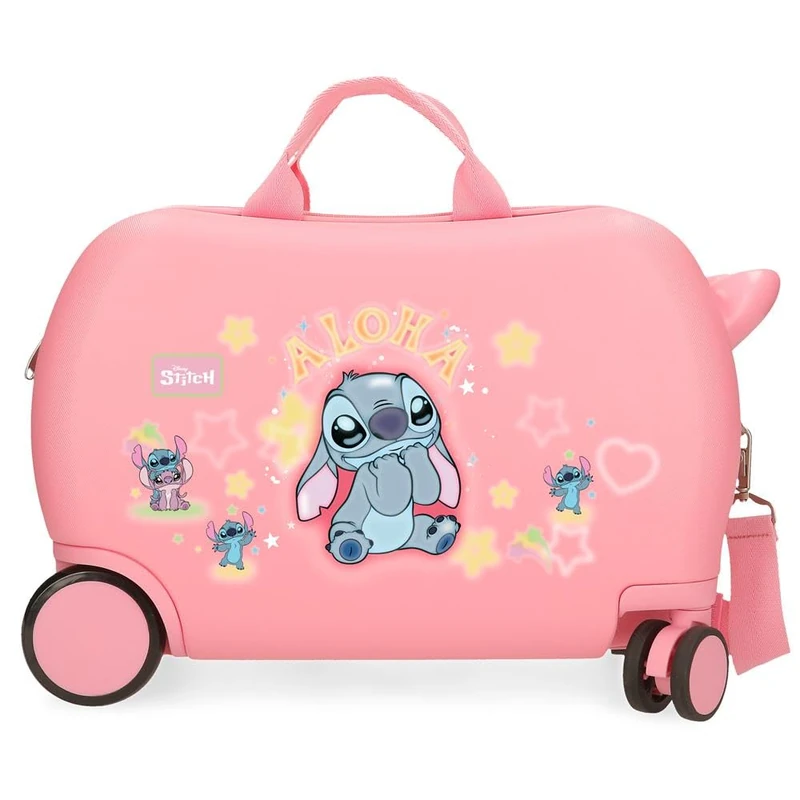 Disney Joumma Stitch You&Me Pink Children's Suitcase 45x31x20 cm Rigid 1.8 kgs ABS 1.8 kgs 24.6L Hand Luggage