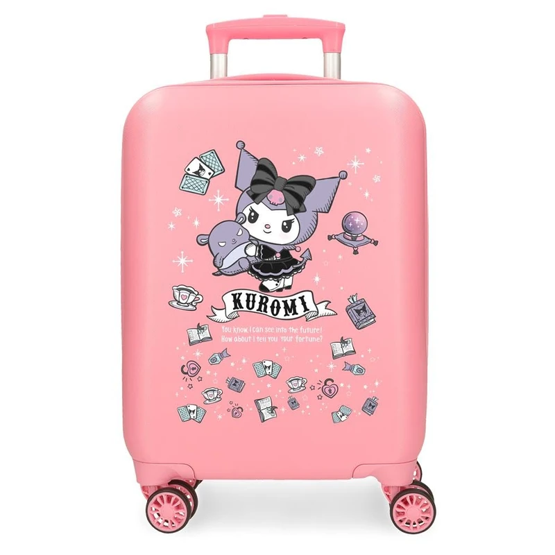 Joumma Sanrio Kuromi Fortune Telling Cabin Suitcase Black 33x50x20 cm Rigid 2.35 kgs Side Combination Lock ABS 2.35 kgs 33L Hand Luggage - Image 1