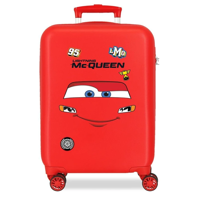 Disney McQueen Red Cabin Suitcase, One Size, red, Talla única, Cabin Suitcase