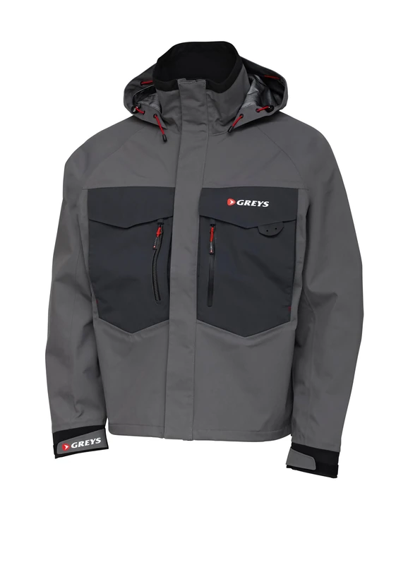 Greys Tital Fishing Jacket | Waterproof Wading Fishing Jacket For Sea, Lake, River And Coastal Fishing | 15,000mm Membrane | 3-Layer Nylon Oxford 160D | Teflon Coating | S