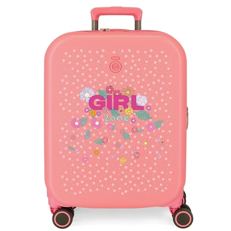 Enso Girl Zone Cabin Case Pink 40x55x20 cm Rigid ABS 37L 3.16 kgs Extendable Hand Luggage