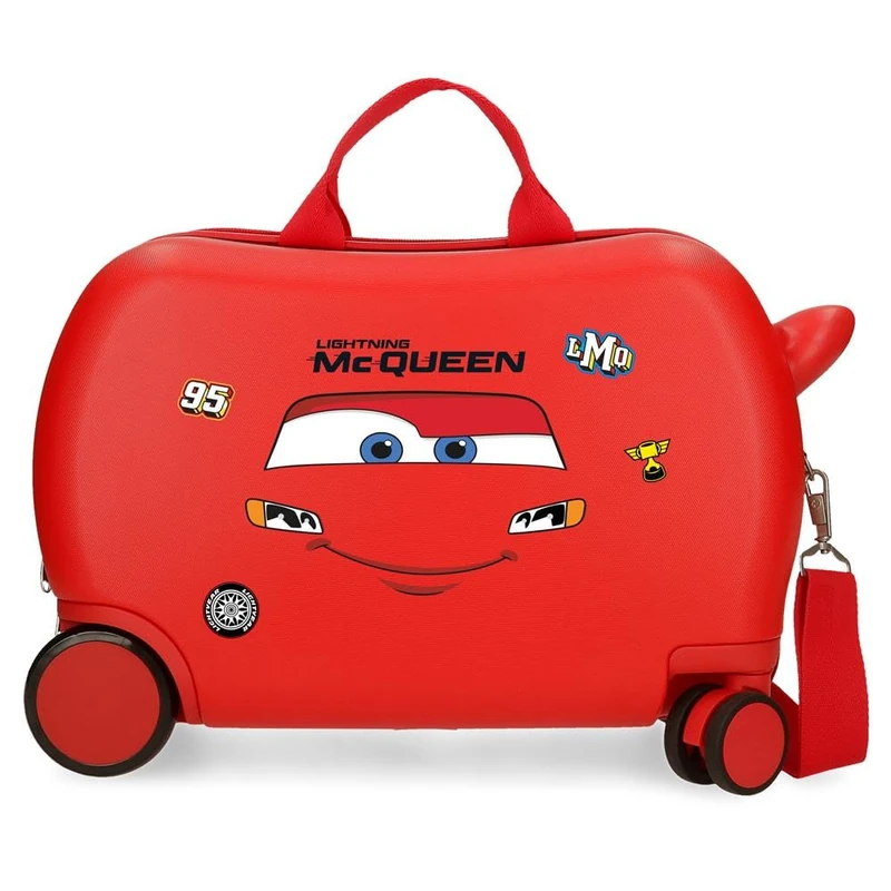 Disney Joumma Cars McQueen Red Children's Suitcase Red 45x31x20 cm Rigid 1.8 kgs ABS 1.8 kgs 24.6 L Hand Luggage