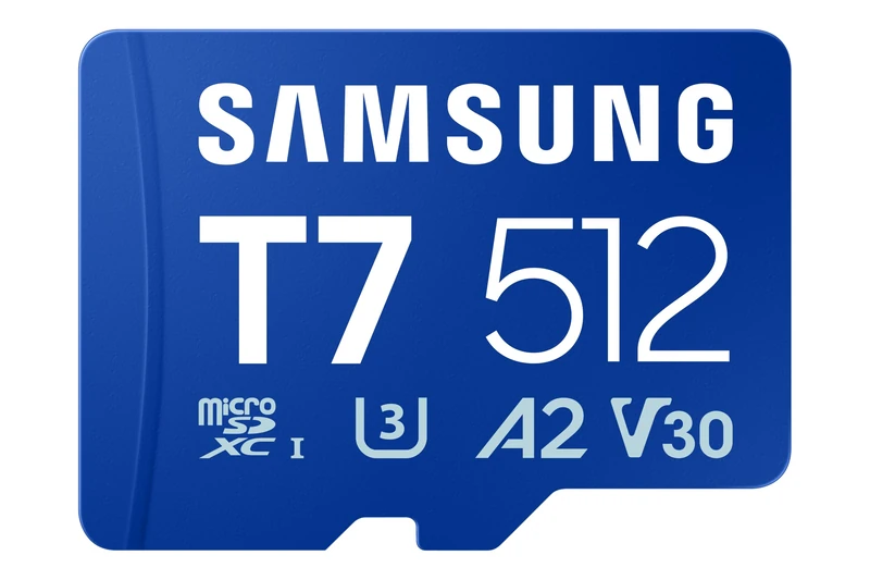 Samsung T7 microSD Memory Card, 512 GB, MB-MB512T/WW