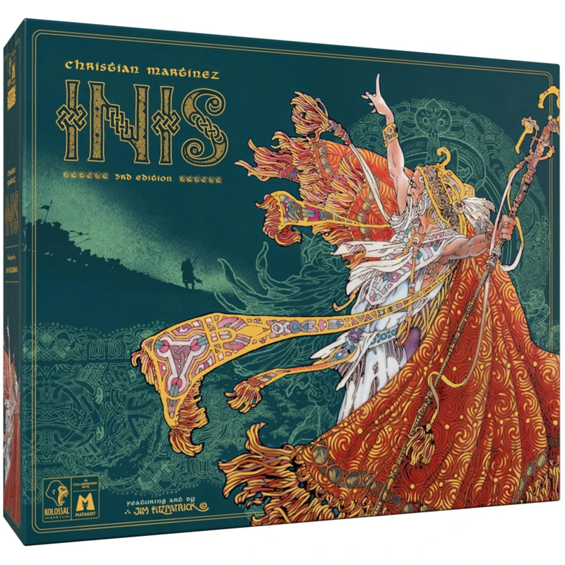 Kolossal Games | Inis - 3rd edition | Strategy Card Game | Ages 14+ | 2-4 Players | 90+ Minutes Playing Time