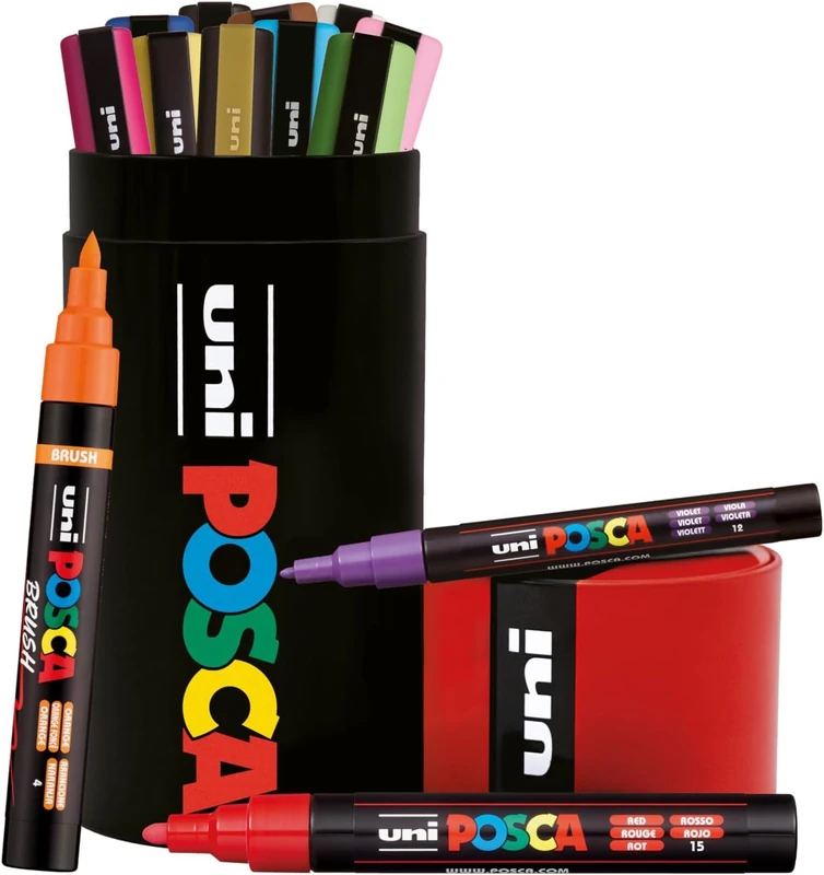 POSCA Case Acrylic Markers Water Based Set 13 Units