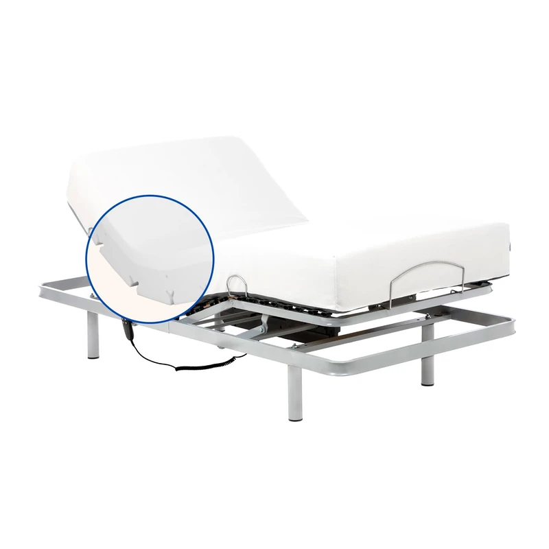 Geriafy – 3 ft Single Electric Adjustable Bed with Memory Foam Mattress | Tencel Cover | High-Density Foam | Quiet Motor | Reclining Bed Base