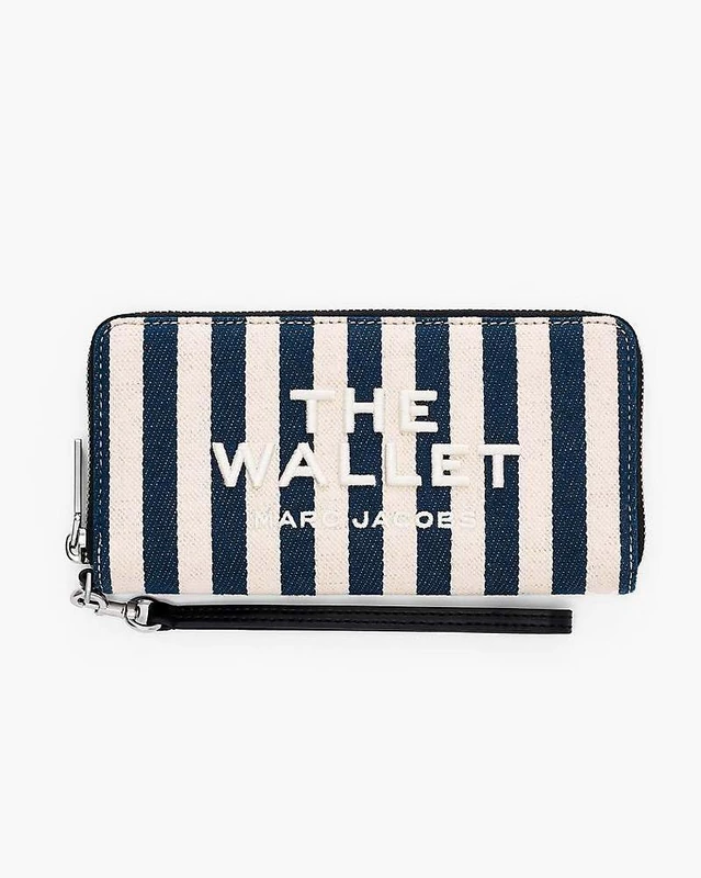 Marc Jacobs The Stripe Canvas Continental Wallet