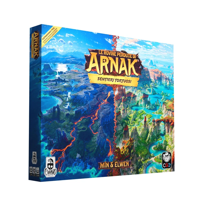 Cranio Creations Arnak's Lost Ruins, Twisted Paths - Arnak's Latest Addition to the World - 1-4 Players - Expansion - Ages 12+ - Italian Language Edition - Image 1