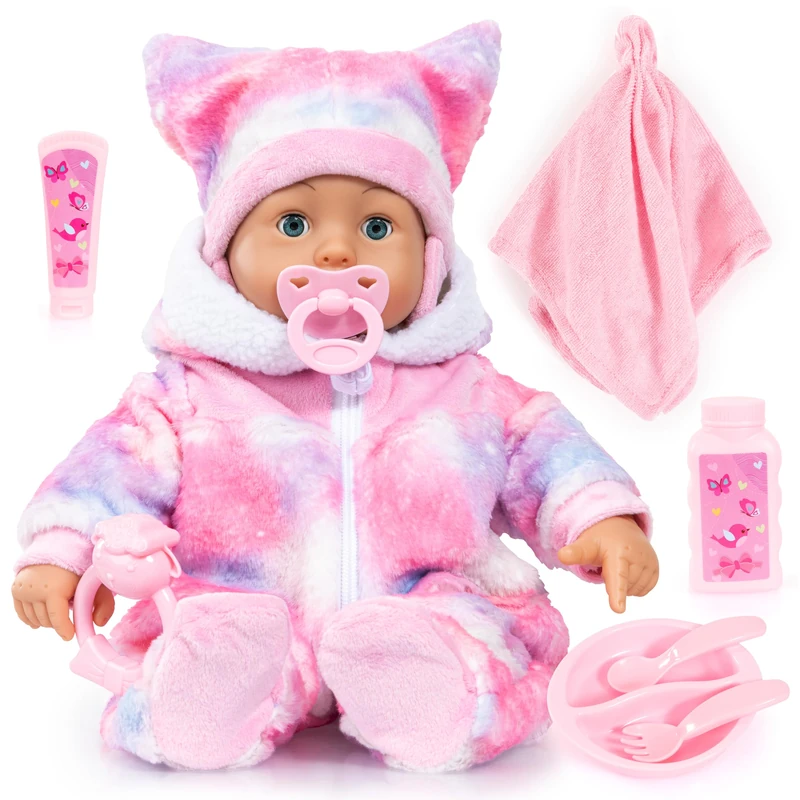 Bayer Design Bambolina interactive baby doll, talking, 24 baby sounds