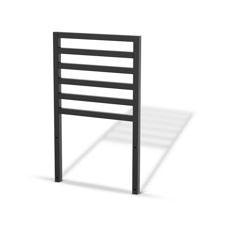 Cozze® Back Grid 52 for Outdoor Kitchens – Compact Back Wall Panel for Hanging Accessories, Elements Compatible, Powder-Coated Aluminium, Matt Black, Max Load 30 kg