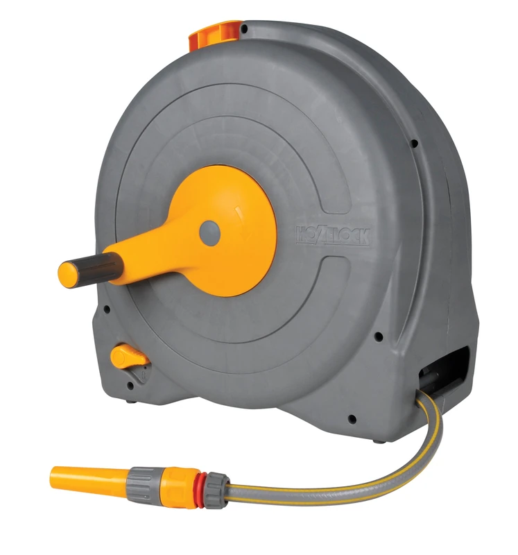 Hozelock Pro Freestanding Fast Reel with 30m Garden Hose