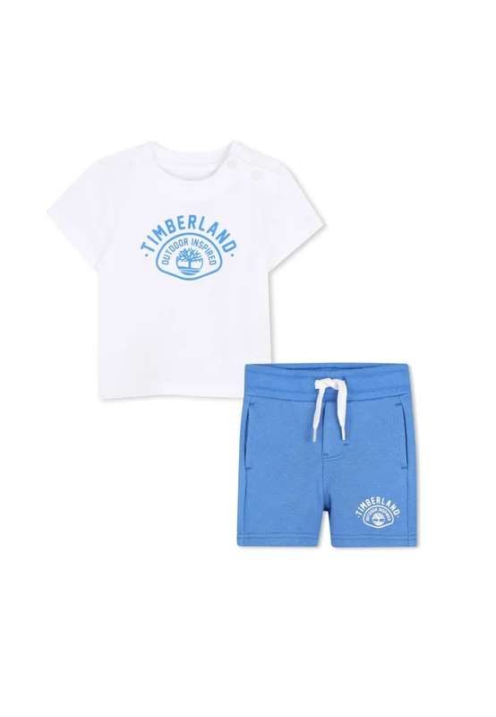 Timberland T-Shirt+Shorts Baby Boys, White, 2 Years