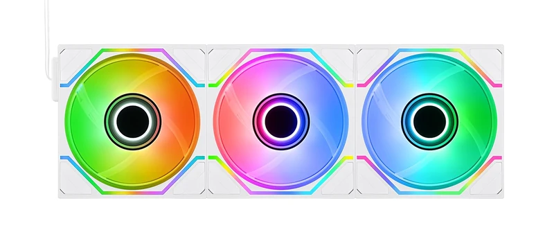 Thermaltake SWAFAN Infinity EX12 ARGB Sync 3Pack | Fan | PWM 500~2000 RPM | ARGB MB Sync | White