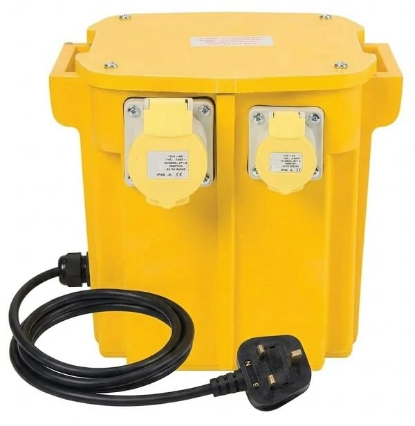 5KVA portable site transformer 240V to 110V / 110V to 240V – Heavy Duty Step Up & Step Down Site Transformer – Industrial Single Phase voltage Converter - Image 1