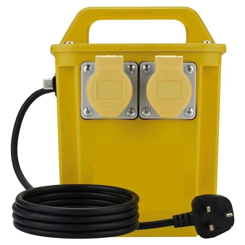 3.3kVA Portable Site Transformer, 110V, 3000W, IP44 Rated, 2X16A sockets for power tools and lighting - Image 1
