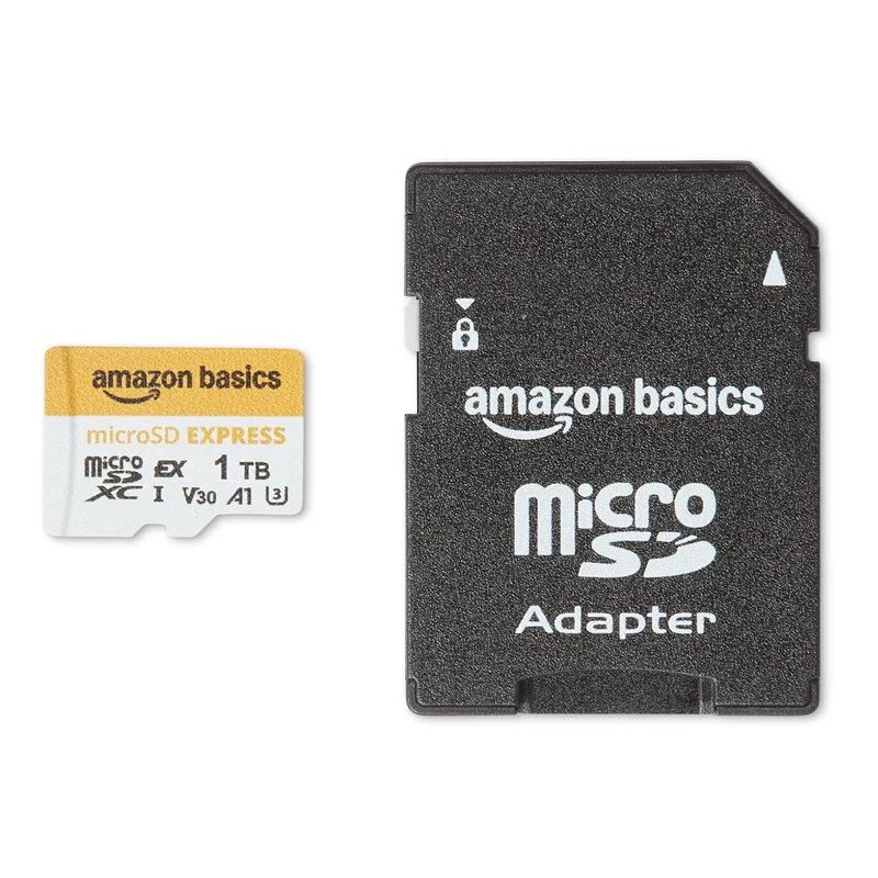 Amazon Basics 1 TB microSD Express Memory Card, Up to 880 MB/s Read, Up to 650 MB/s Write, Works with Nintendo Switch 2