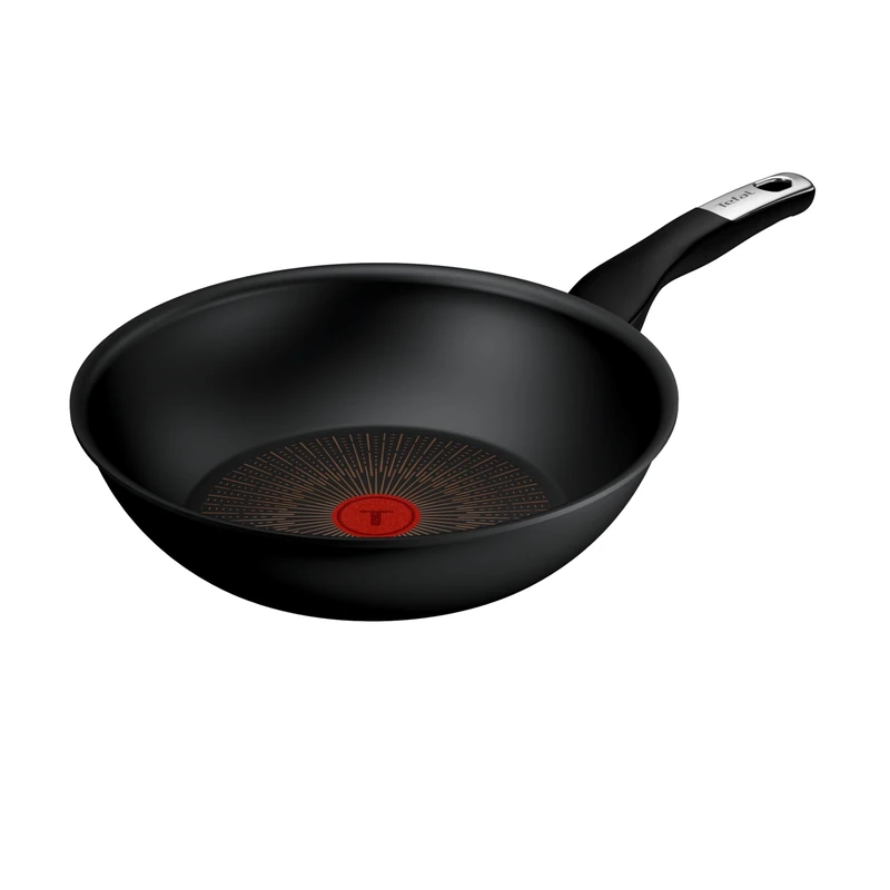 Tefal Explore Wok 28 cm, Fixed Handle, Aluminium, FusionCore Non-Stick Coating, Suitable for Induction, Thermo-Signal - Image 1