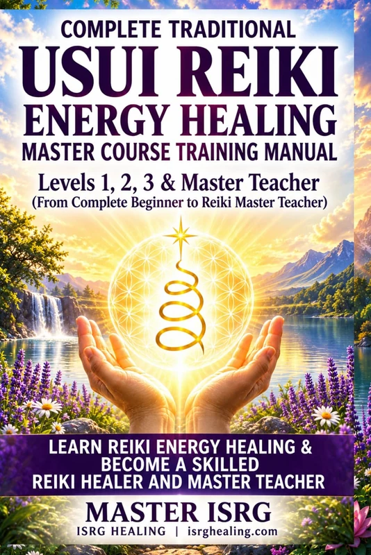 USUI REIKI HEALING MASTER COURSE MANUAL LEVEL 1,2 & 3: Complete Reiki Training Guide for Self-Healing, Practitioner Level, and Master/Teacher Certification (ISRG Healing)