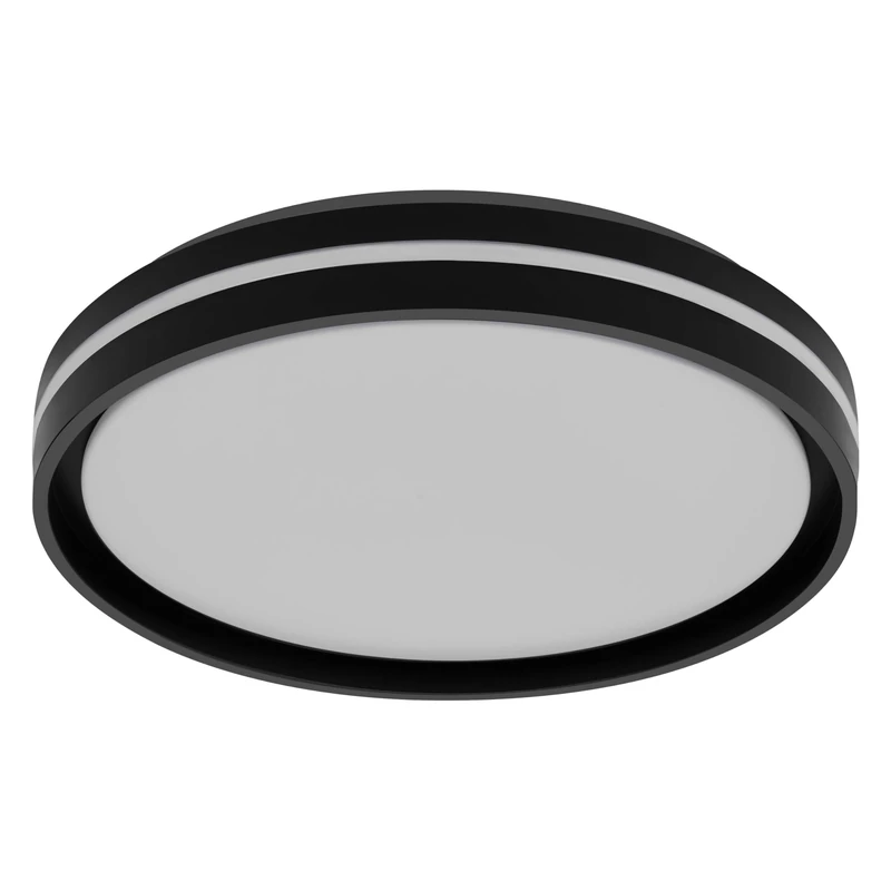 Osram Orbis Noemi LED Ceiling Light 390 mm, Black, 3000 K Warm White, 3 Dimming Levels, Click-DIM, IP20