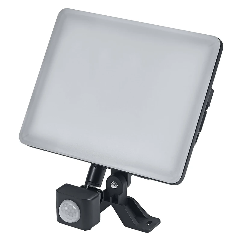 Osram Endura Flood Sensor Adjustable LED Floodlight, 50W, 4250lm, 4000K Cool White, Motion Detector, Black, Aluminium, IP44 - Image 1