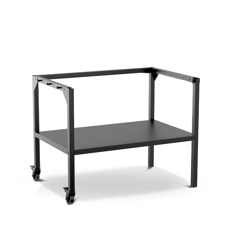 Cozze® 900 Station Trolley – Wheeled Outdoor Kitchen Stand for Cozze 900, Galvanised & Powder-Coated Steel, Max Load 80 kg, 71 x 90 x 60 cm, Hooks Both Sides