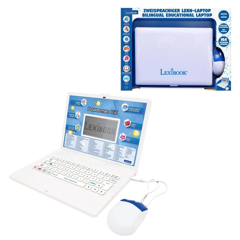 Lexibook JC601i3LXB Bilingual Educational Laptop - Blue