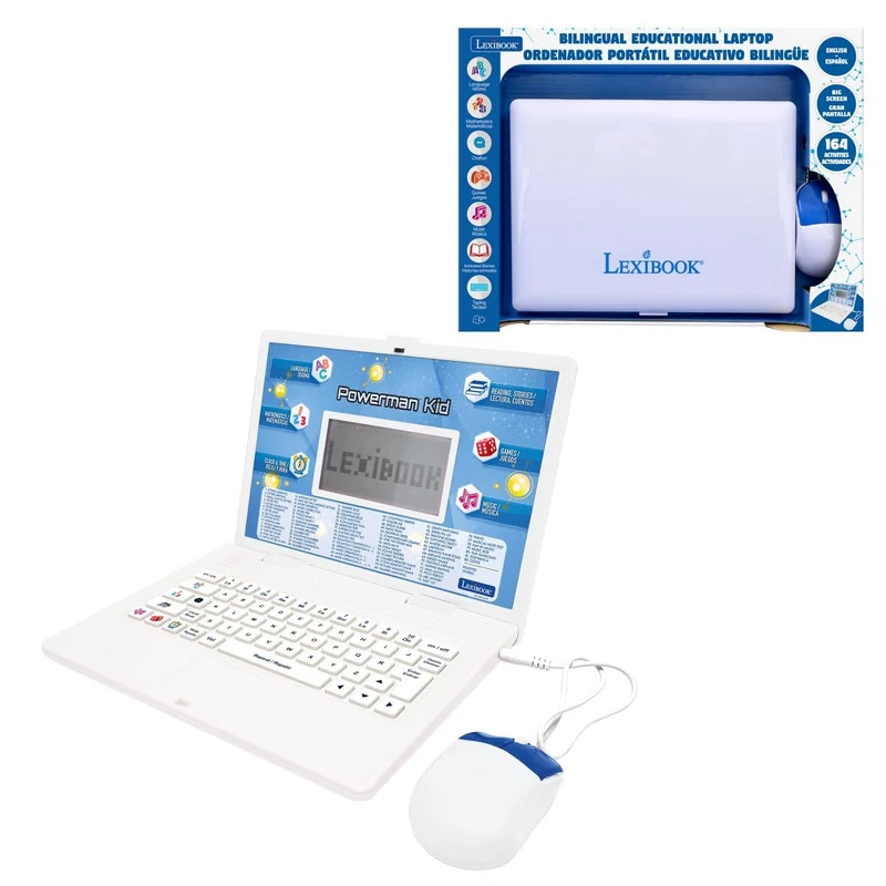 Lexibook JC601i2LXB Bilingual Educational Laptop - Blue