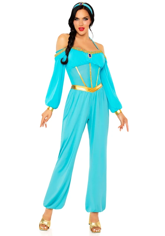 Leg Avenue Desert Princess Halter Jumpsuit – Size S – Women’s Costume - Image 1